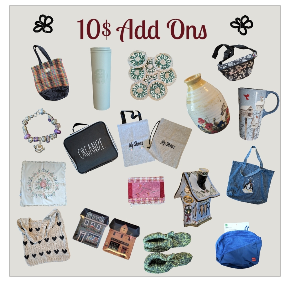 10$ Add- Ons To Hit That Free shipping Mark!